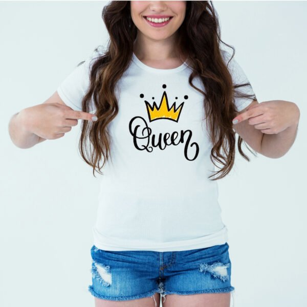 Designer Printed T-Shirt :: Design type - Queen - Cloth type : Polyester
