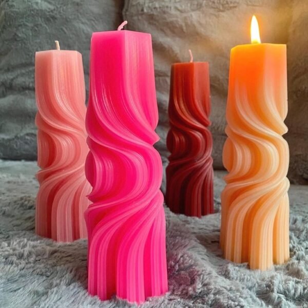 Scented Fashion Pilar Candle (CC022)
