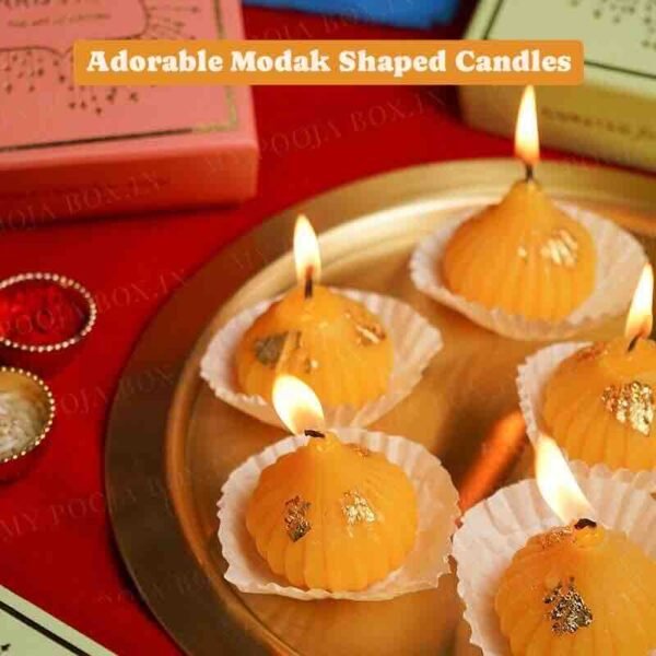 Modak Shaped Candles (CC047)