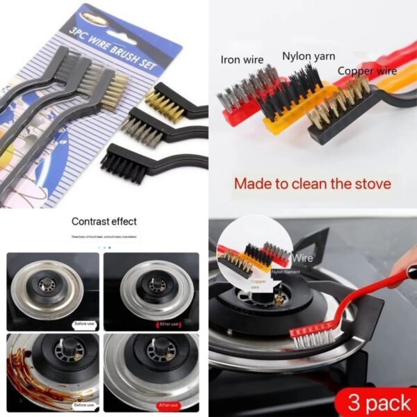 3 Pcs Wire Brush (Big)