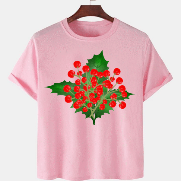 Pink Unisex Cotton Premium Quality Designer Printed T-Shirt