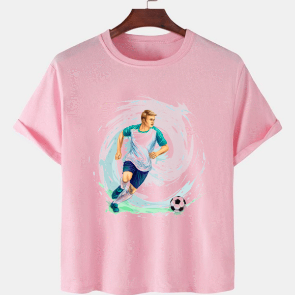 Pink Unisex Cotton Premium Quality Designer Printed T-Shirt