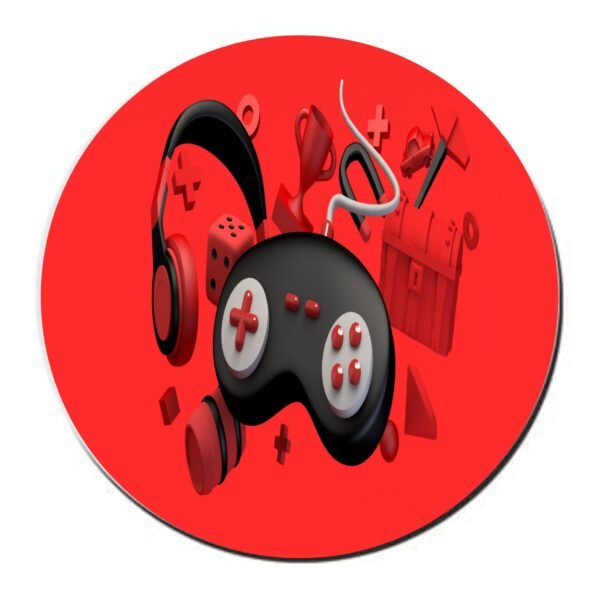 Printed Gaming Mouse Pad, Non-Slip Rubber Base For Mouse